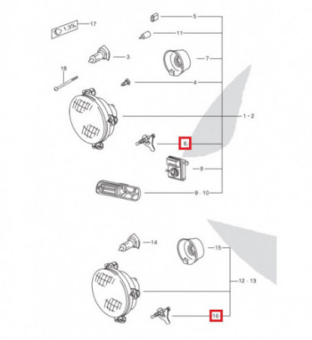 Tornillo Reglaje Faros