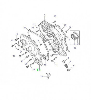 Tapa Distribucion 300tdi