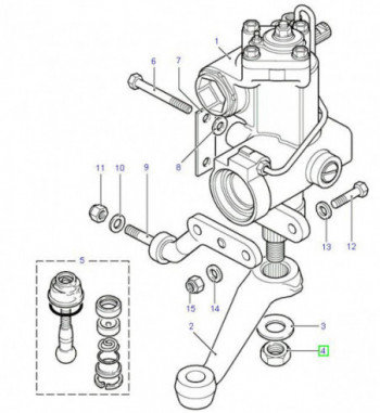 Tuerca Hexagonal  Brazo...