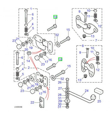 Tornillo Bisagra Porton...