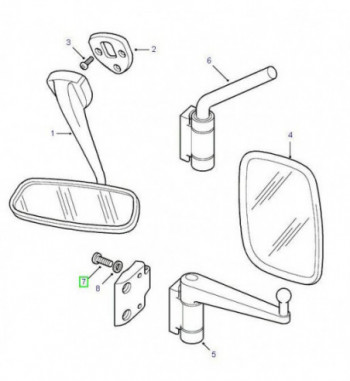 Tornillo Sujecion Espejo